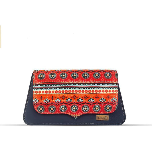 BagX - Chic Premium Leather Clutch, Multicolour